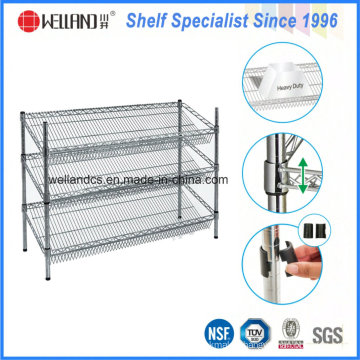 Wholesale DIY Metal Wire Bakery Display Rack Shelf Factory